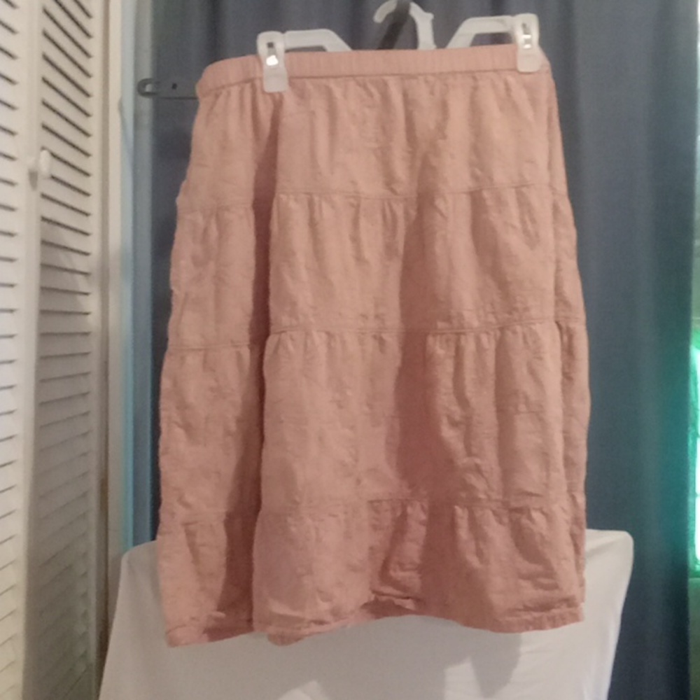 Only Necessities brand "25 length pretty in pink skirt size 20
